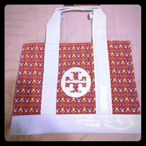 Tory Burch Printed Tote (Flower Link)